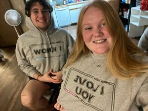 I'm The Boyfriend/Girlfriend Matching Outfits for Couples: Lovey-Dovey Gift Idea photo review